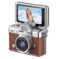 LK-027 Mini Retro Tommelfingerkamera - 1.47" flipskærm, HD 720p video