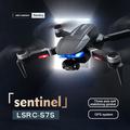 LSRC LSRC-S7S SENTINELS GPS 5G WIFI FPV 4K HD Camera Folding RC Drone 3-Axis Gimbal 28mins Flight Time Remote Control Brushless Quadcopter Toy med 3 batterier