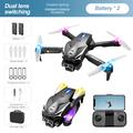 LU600 Foldbar Forhindringsdrone med Dobbelt HD-Kamera & 2 Batterier – 4-Retnings Sensor, 126 g Letvægt