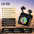 LX-50 True Wireless øretelefoner med opladningsetui med berøringsskærm