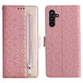 Lace Pattern Samsung Galaxy A13 5G Pung Cover - Pink