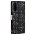 Lace Pattern Samsung Galaxy S21 5G Pung Cover