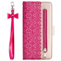 Lace Pattern Samsung Galaxy S21 Ultra 5G Etui med Pung