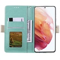 Lace Pattern Samsung Galaxy A53 5G Etui med Pung - Grøn