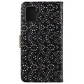 Lace Pattern Samsung Galaxy A71 Etui med Pung