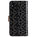 Lace Pattern iPhone X / iPhone XS Etui med Pung