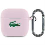 AirPods 4 Lacoste Croc Logo flydende silikoneetui - Pink