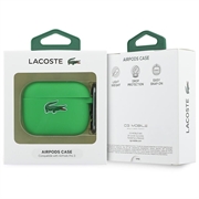 AirPods Pro 3 Lacoste Croc Logo flydende silikoneetui - Grøn