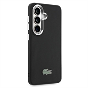 Samsung Galaxy S26+ Lacoste Iconic Petit Pique Metal Logo Cover - MagSafe-kompatibelt - Sort