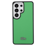 Samsung Galaxy S26 Ultra Lacoste Iconic Petit Pique Metal Logo Cover - MagSafe-kompatibelt - Grøn