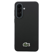 Samsung Galaxy A37 Lacoste Iconic Petit Pique Woven Logo Cover - Sort