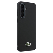 Samsung Galaxy A37 Lacoste Iconic Petit Pique Woven Logo Cover - Sort