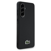 Samsung Galaxy A56 Lacoste Iconic Petit Pique Woven Logo Cover - Sort