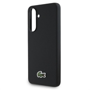 Samsung Galaxy A56 Lacoste Iconic Petit Pique Woven Logo Cover - Sort