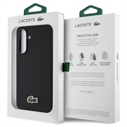 Samsung Galaxy A56 Lacoste Iconic Petit Pique Woven Logo Cover - Sort