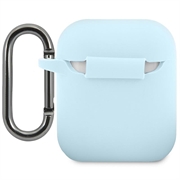 AirPods/AirPods 2 Lacoste Liquid Silikone Cover - Blå