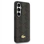 Samsung Galaxy S26 Lacoste PVC Blend Monogram Gold Logo magnetisk cover - Brun