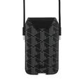Lacoste PVC Blend Monogram Telefontaske XL - Sort