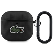 AirPods 4 Lacoste Petit Pique Croc Logo Patch-etui - Sort