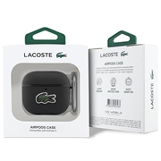 AirPods 4 Lacoste Petit Pique Croc Logo Patch-etui - Sort