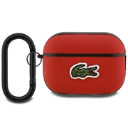 AirPods Pro 2 Lacoste Petit Pique Croc Logo Patch Etui - Rød