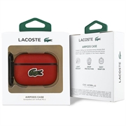 AirPods Pro 2 Lacoste Petit Pique Croc Logo Patch Etui - Rød