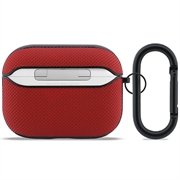 AirPods Pro 3 Lacoste Petit Pique Croc Logo Patch Etui - Rød