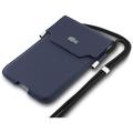 Lacoste The Blend XL Crossbody Telefontaske - Marineblå
