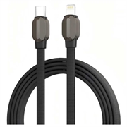 Ldnio LC211i flettet USB-C til Lightning-kabel med hurtigopladning - 1m, 30W - grå