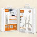 Ldnio LC211i flettet USB-C til Lightning-kabel med hurtigopladning - 1m, 30W - Titaniumguld
