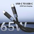 Ldnio LC241c PD USB-C-kabel - 65W/480Mbps dataoverførsel - 2m