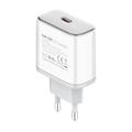 Ldnio Q1415 45W USB-C PD GaN-hurtigoplader med 1.2m USB-C-kabel - hvid