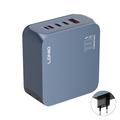 Ldnio Q8 100W GaN-hurtigoplader - 3x USB-C, USB-A, Lightning - Blå