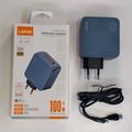 Ldnio Q8 100W GaN-hurtigoplader - 3x USB-C, USB-A, Lightning - Blå