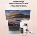 Ldnio SC5614 stikdåse med 5 stikkontakter og 6 USB-porte - 2m, EU-stik