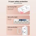 Ldnio SC5614 stikdåse med 5 stikkontakter og 6 USB-porte - 2m, EU-stik