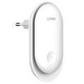 Ldnio Y1 LED-natlampe med stik og automatisk sensor – 3500K – varmhvid