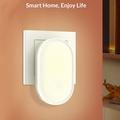 Ldnio Y1 LED-natlampe med stik og automatisk sensor – 3500K – varmhvid
