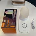 Ldnio Y3 3-i-1 15W trådløs oplader og bordlampe med RGB-stemningsbelysning