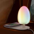 Ldnio Y3 3-i-1 15W trådløs oplader og bordlampe med RGB-stemningsbelysning