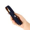 E-cigarettetui i denimlæder til Ploom Tech+ - sort