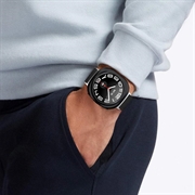Samsung Galaxy Watch Ultra 2024/2025 Læderrem med Stik - 47mm - Sort