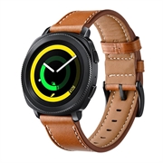 Samsung Galaxy Watch4/Watch4 Classic/Watch5/Watch6/Watch FE/Watch7 Læderrem - 20mm - Brun