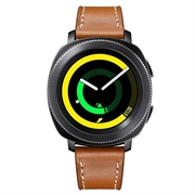 Samsung Galaxy Watch4/Watch4 Classic/Watch5/Watch6/Watch FE/Watch7 Læderrem - 20mm - Brun