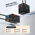 Lemorele AC12 Mini HD-videooptagelseskort - 1080p, 60Hz, understøtter 100W PD - Sort