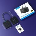 Lemorele AC12 Mini HD-videooptagelseskort - 1080p, 60Hz, understøtter 100W PD - Sort