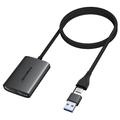 Lemorele HD10 USB-A/USB-C til dobbelt HDMI-adapter - 4K/1080P-udgang - Sort