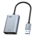 Lemorele LC06 Plus USB-A til HDMI-adapterkabel - 4K, 30Hz - Grå