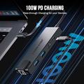 Lemorele TC24L 5-i-1 USB-C-hub - HDMI, Gigabit Ethernet, USB-C, 2x USB-A