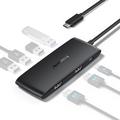 Lemorele TC510 7-i-1 USB-C-hub - sort